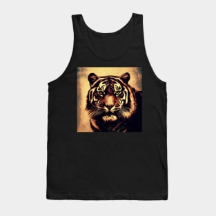 Tiger Print . Tank Top